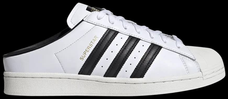 Giày Adidas Superstar Mule 'White Black Gold' FX5851