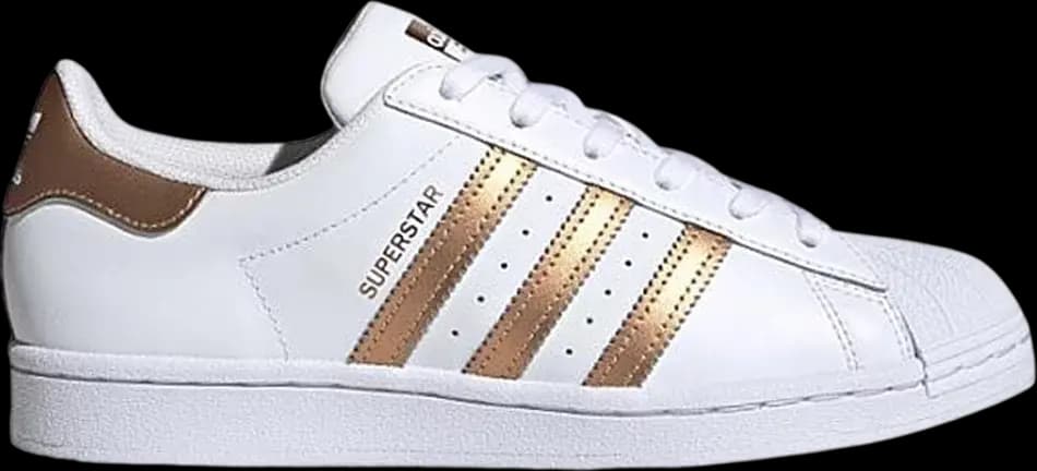 Giày Adidas Wmns Superstar 'White Copper Metallic' FX7484