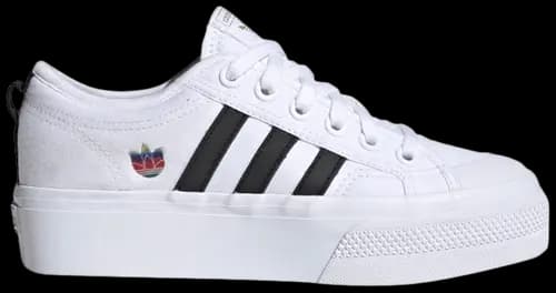 Giày Adidas Wmns Nizza Platform 'Colorful Trefoil' FX8538
