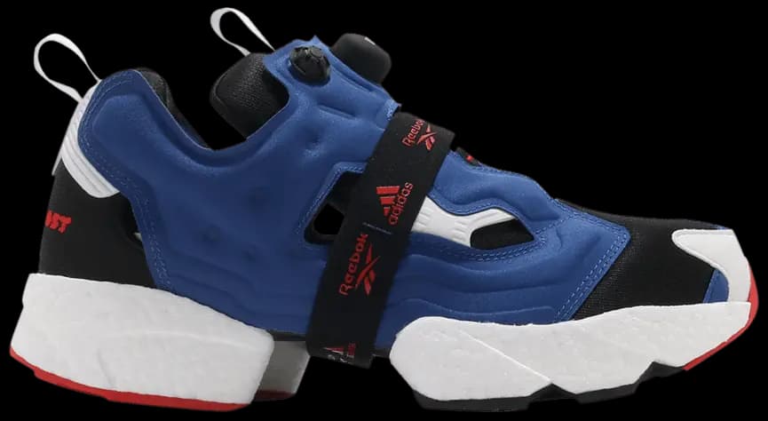 Giày InstaPump Fury Boost Blue Black Red FY8776