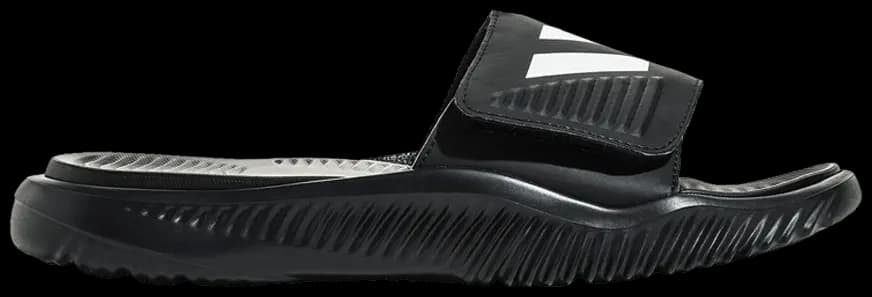 Dép Adidas Alphabounce Slide 'Black White' FZ0387