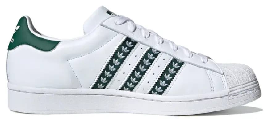 Giày Adidas Superstar 'White Green' FZ1968