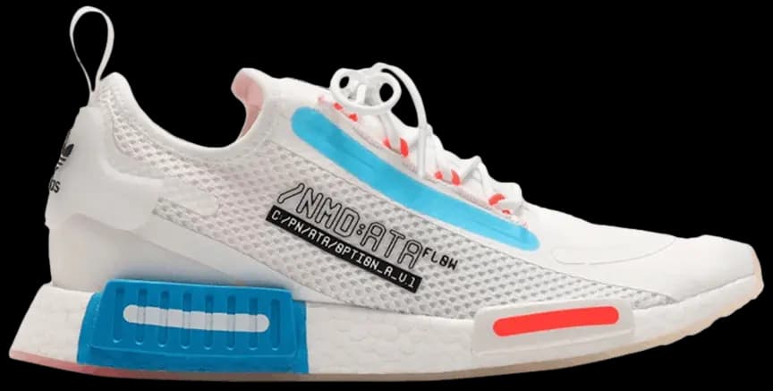 Giày Adidas NMD_R1 Spectoo 'White Shock Blue' FZ3629