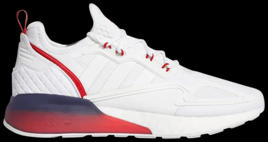 Giày Adidas ZX 2K Boost 'Gradient Fade Sole Cloud White' FZ4640