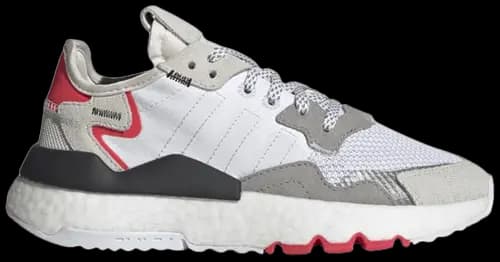 Giày Adidas Nite Jogger J 'White Shock Red' G28044