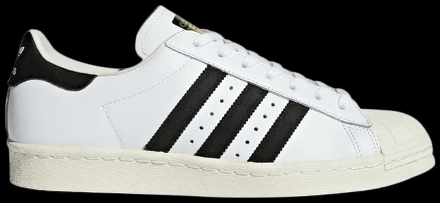 Giày Adidas Superstar 80s 'White Black' G61070