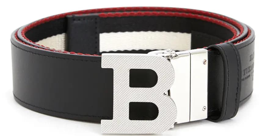 Thắt Lưng Bally Double Sided Casual 'Black' B-BUCKLE-35-MT-20