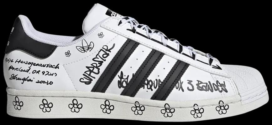 Giày Adidas Superstar 'Sharpie Pack Graffiti White Black' GV9804