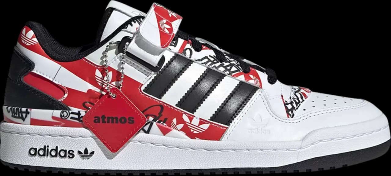 Giày Adidas Forum Low x atmos 'Graffiti' GW3487