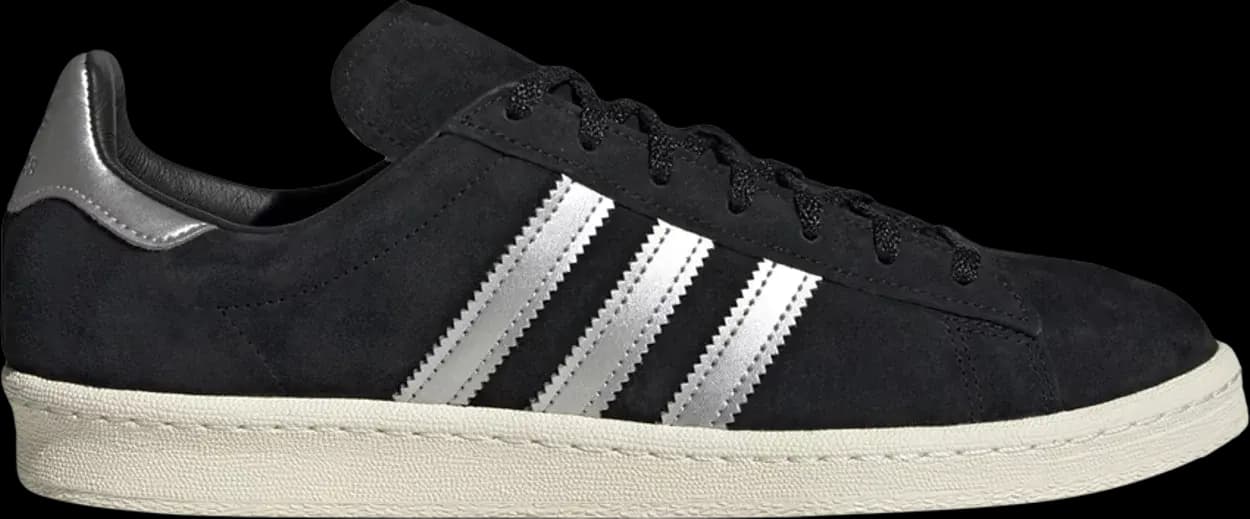 Giày Adidas Campus 'Black Metallic Silver' GX7330