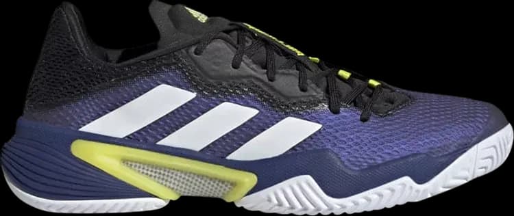 Giày Tennis Adidas Barricade 'Navy Blue Yellow White' GZ8482