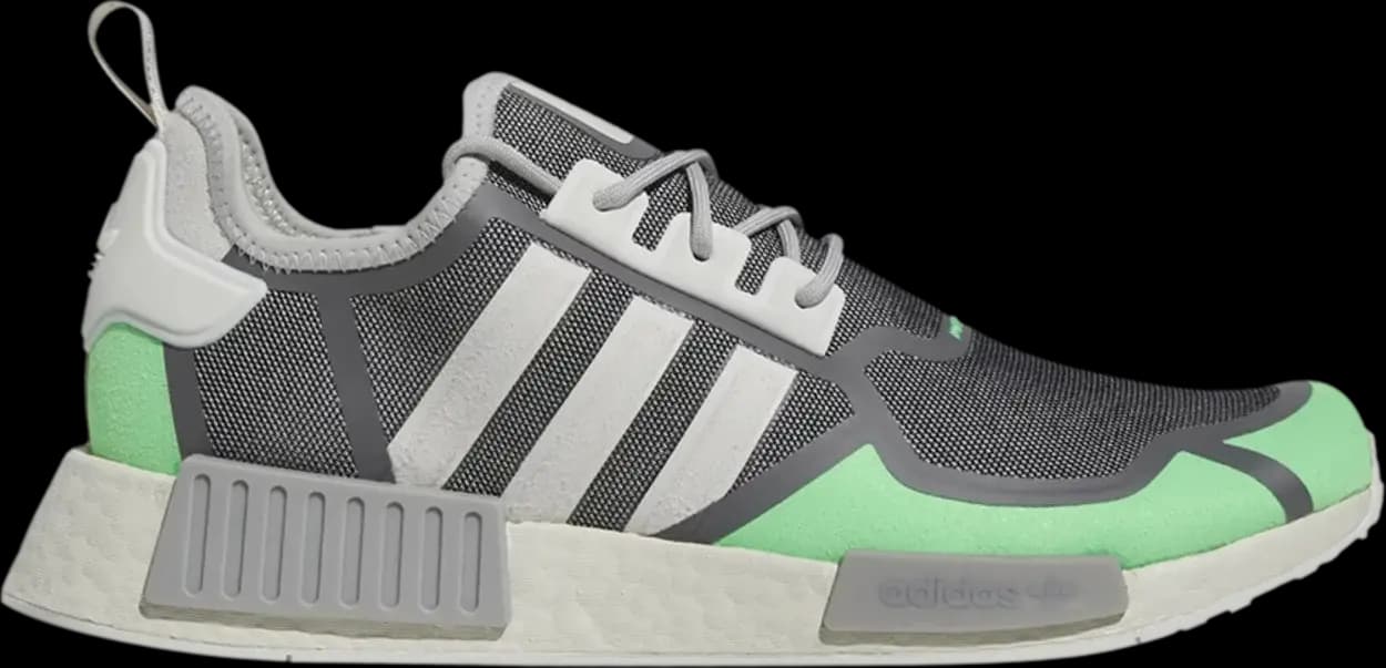 Giày Adidas NMD R1 'Grey Screaming Green' GZ9275