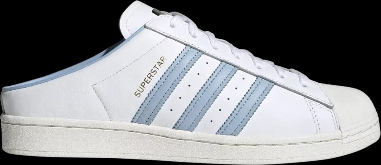 Giày Adidas Superstar Mule 'White Clear Sky' H05738