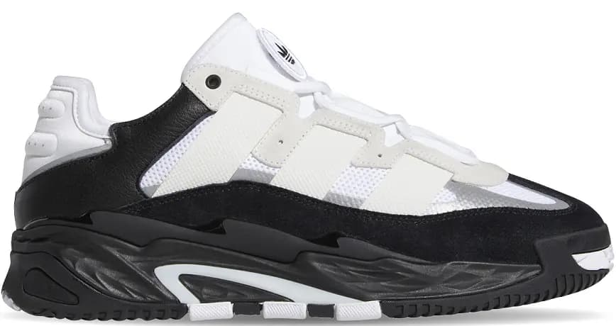 Giày Adidas Niteball 'White Black Silver Metallic' H67366