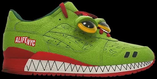 Giày Alife x Asics Gel Lyte 3 'Green Monster' HJ72F-85