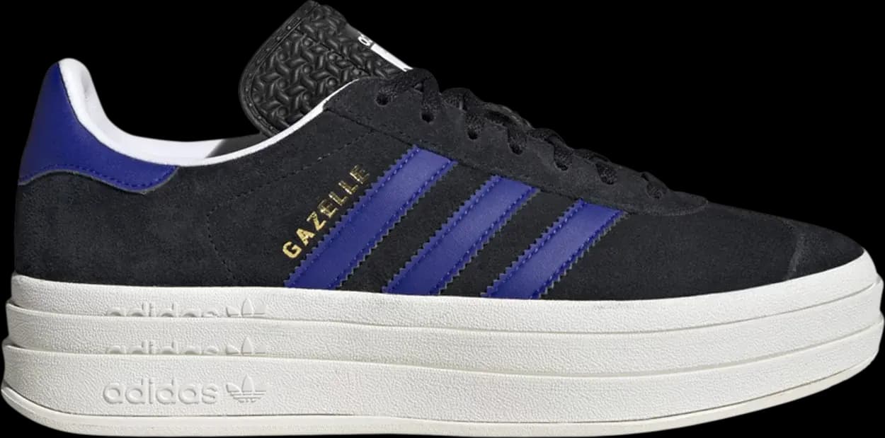 Giày Adidas Gazelle Bold 'Black Lucid Blue' HQ4408