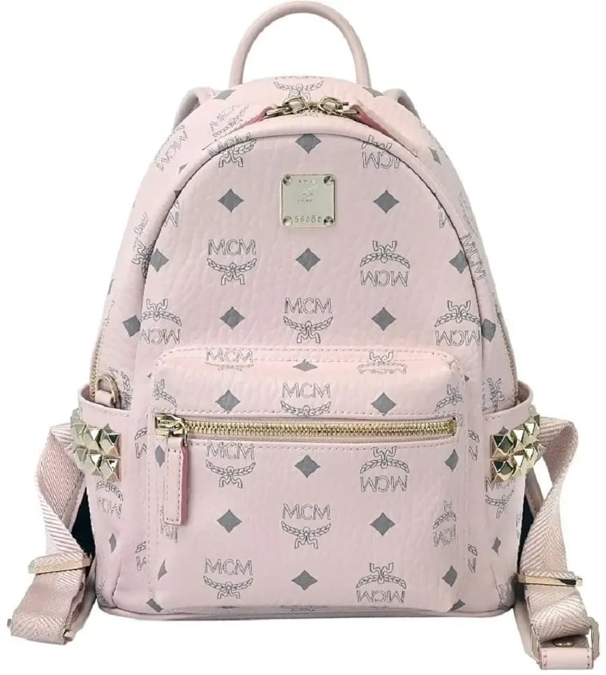 Túi MCM Stark Side Studs Backpack in Visetos MMKAAVE10QH001
