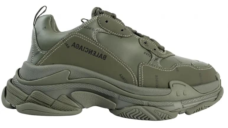 Giày Balenciaga Triple S Green Sneakers 536737-W2FA1-3510