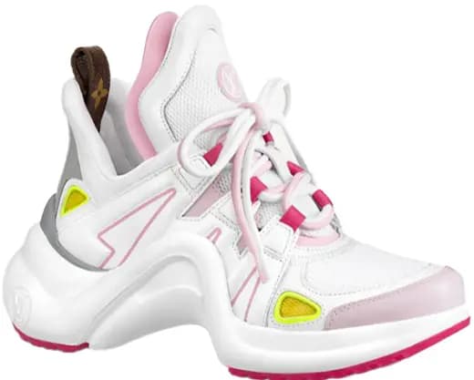 Giày Louis Vuitton Archlight White Pink 1A9511