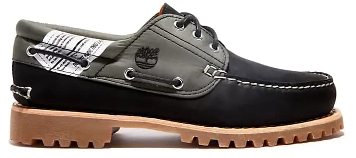 Giày Timberland 3 Eye Boat Shoe for Men in Black A4226001