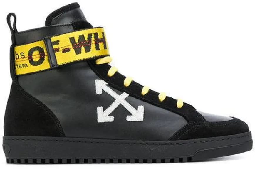 Giày Off-White Security Leather 'Black White'