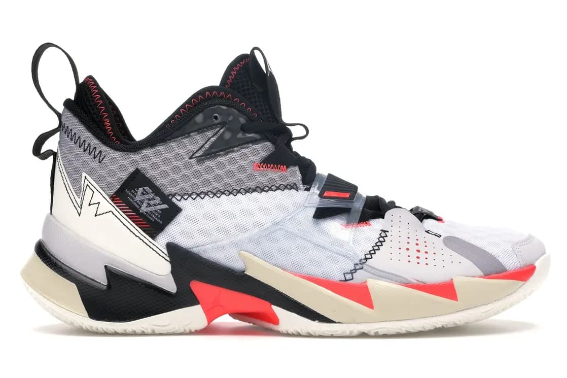Giày Nike Jordan Why Not Zer0.3 White Bright Crimson Black CD3003-101