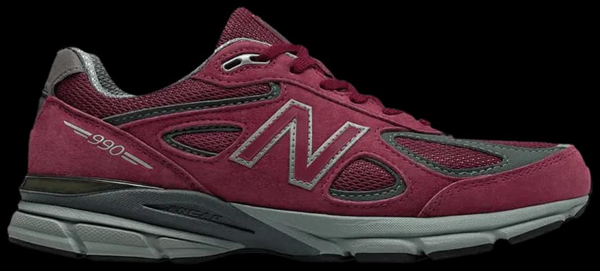 Giày New Balance 990v4 Made In USA 'Burgundy' M990BU4
