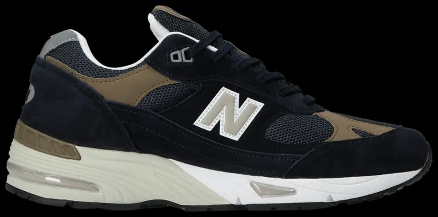 Giày New Balance 991 Made In England 'Navy Brown' M991DNB