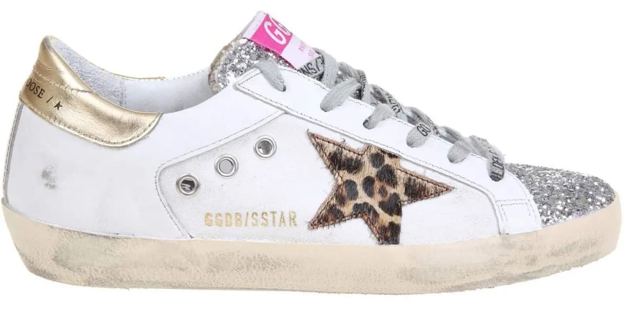 Giày Golden Goose Wmns Superstar 'Glitter White Pink' GWF00103-F001018-10470