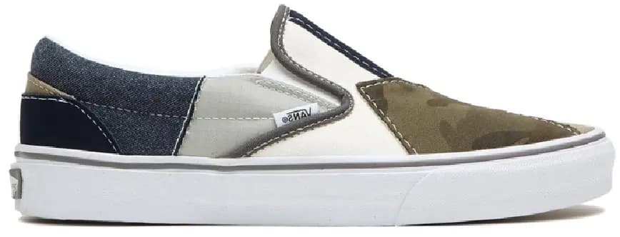 Giày Vans Slip-On Splicing 'Blue Brown' VN0000SHCMA