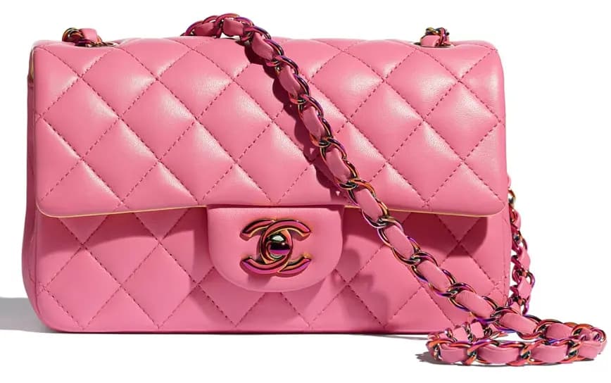 Túi Chanel Flap Bag Lambskin Pink A69900-B05187-NB358