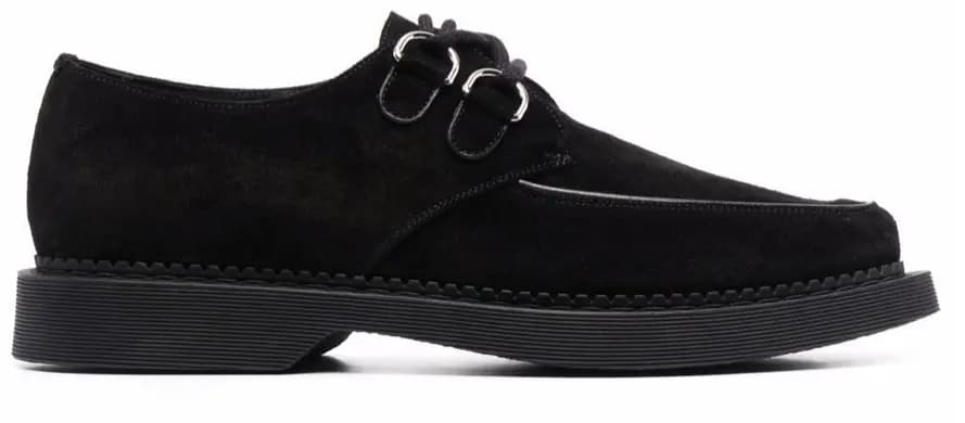 Giày Saint Laurent Teddy 10 Suede Derby 6676062W5001000