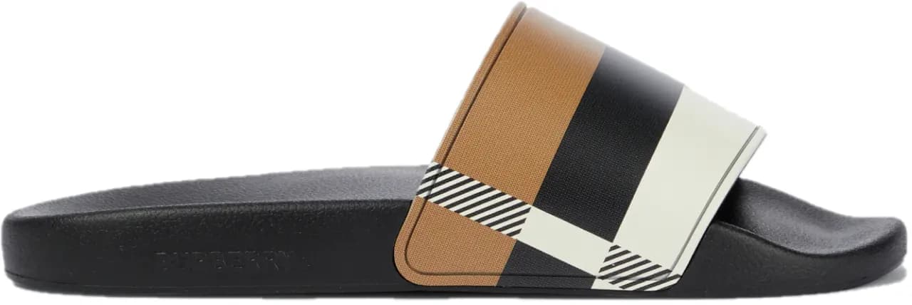 Dép Burberry Logo Furley Rubber 'Brown' P00601743