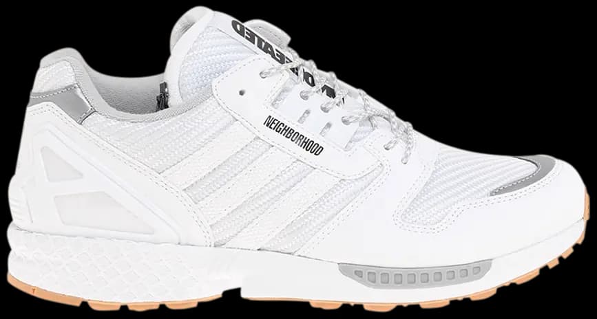 Giày Adidas Undefeated x Neighborhood x ZX 8000 'White Gum' Q47205