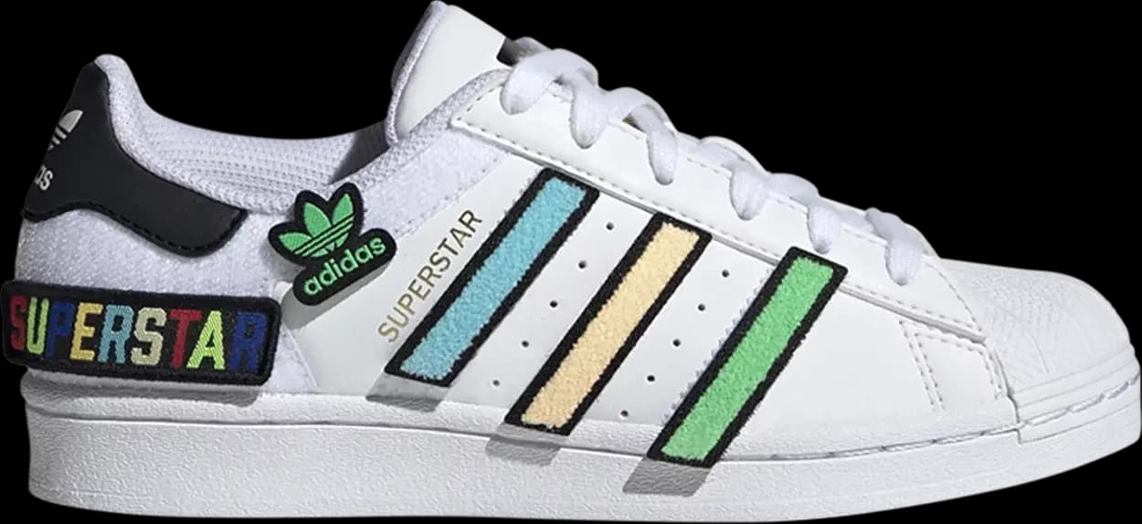 Giày Adidas Superstar Junior 'Multicolor' Q47342