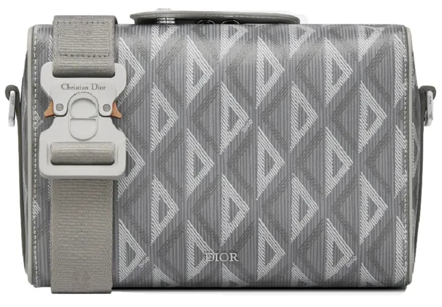 Túi Dior Lingot Pouch 'Gray CD Diamond' 1ADPO026CDP-H42E