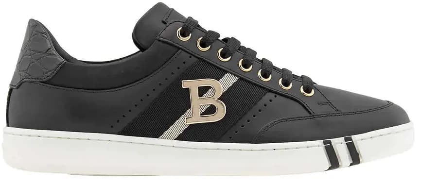 Giày Bally Wilsy Leather Low-Top 'Black' 6231623