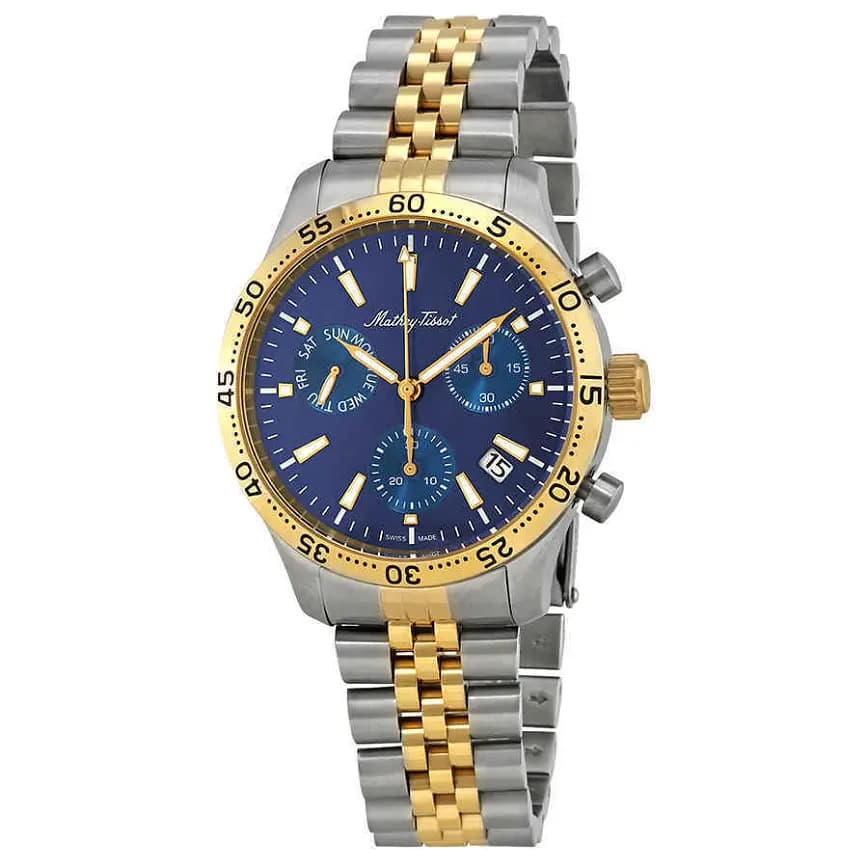 Đồng Hồ Mathey Tissot Type 22 Chronograph 'Blue' H1822CHBU
