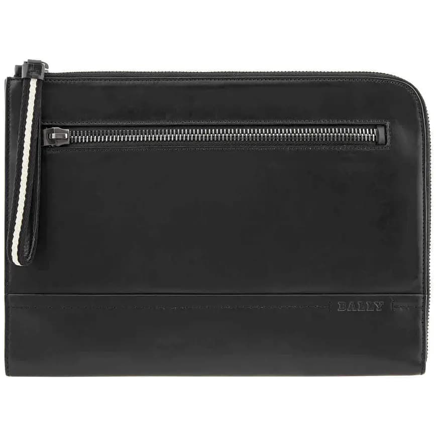 Túi Bally Men's Novo 'Black Leather' 6224148