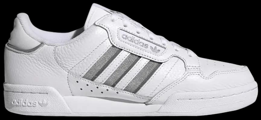 Giày Adidas Wmns Continental 80 Stripes 'White Silver Metallic' S42626