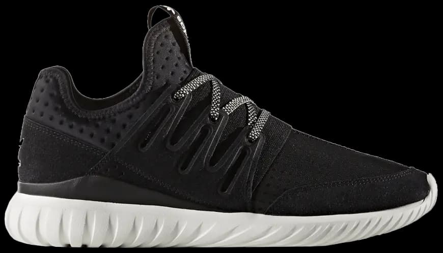 Giày Adidas Tubular Radial 'Black White' S80114
