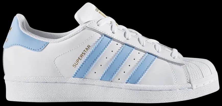 Giày Adidas Superstar Foundation J 'Light Blue'  S81018