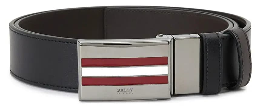 Thắt Lưng Bally Bull Plain Double Sided 'Black' TARAGLI-35-O-421