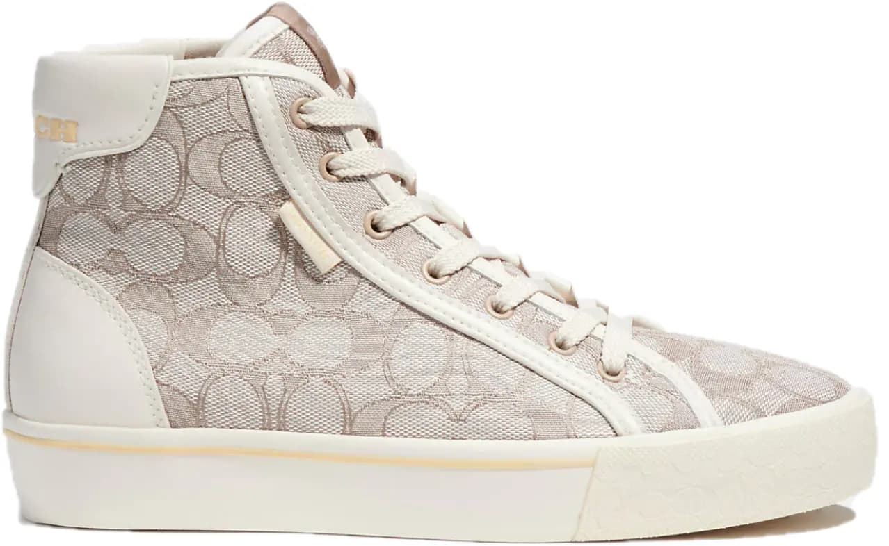 Giày Coach Citysole High Top Platform Sneaker 'Stone' C9059
