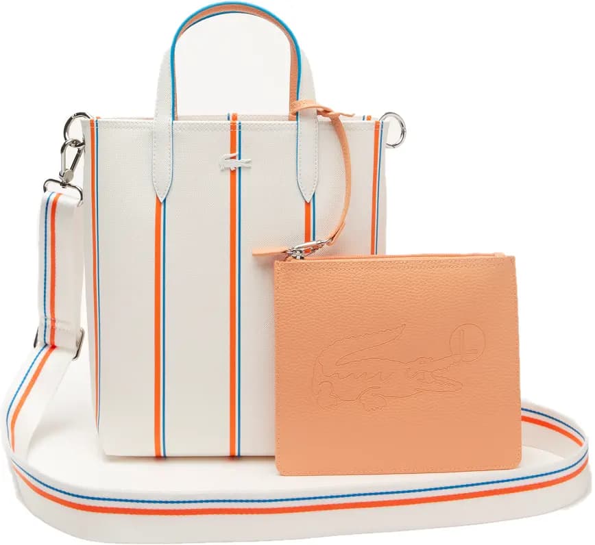 Túi Lacoste Anna Reversible Vertical 'White Orange' NF4238A53G-L48