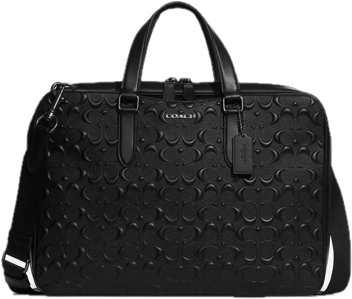 Túi Coach Graham Slim Brief Signature 'Black' C8171-QB