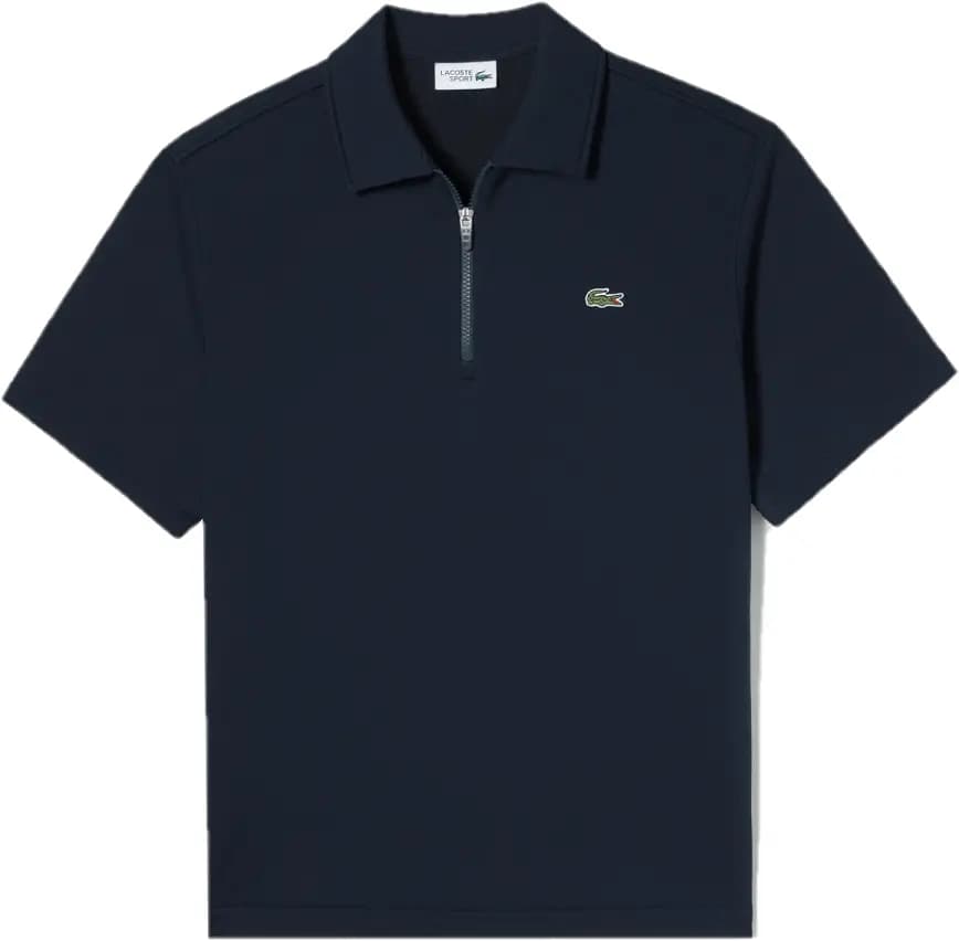 Áo Lacoste Basic Short Sleeve Sweatshirt 'Blue' SH602E-53G-166