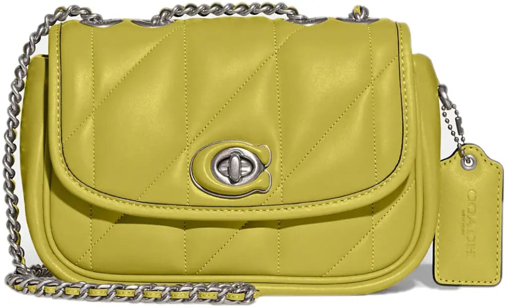 Túi Coach Pillow Madison Quilting Shoulder 18 'Yellow' CA086-LHUCZ