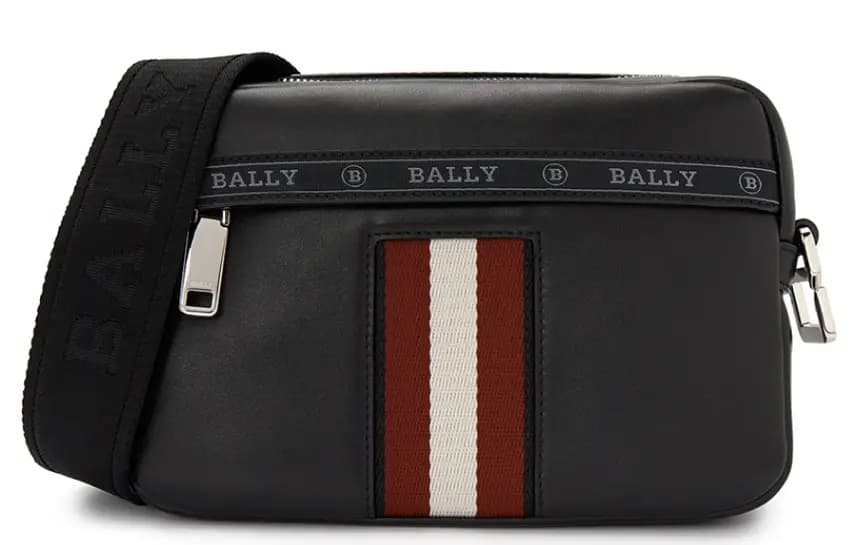 Túi Bally Leather Cross-Body 'Black' HAL-10