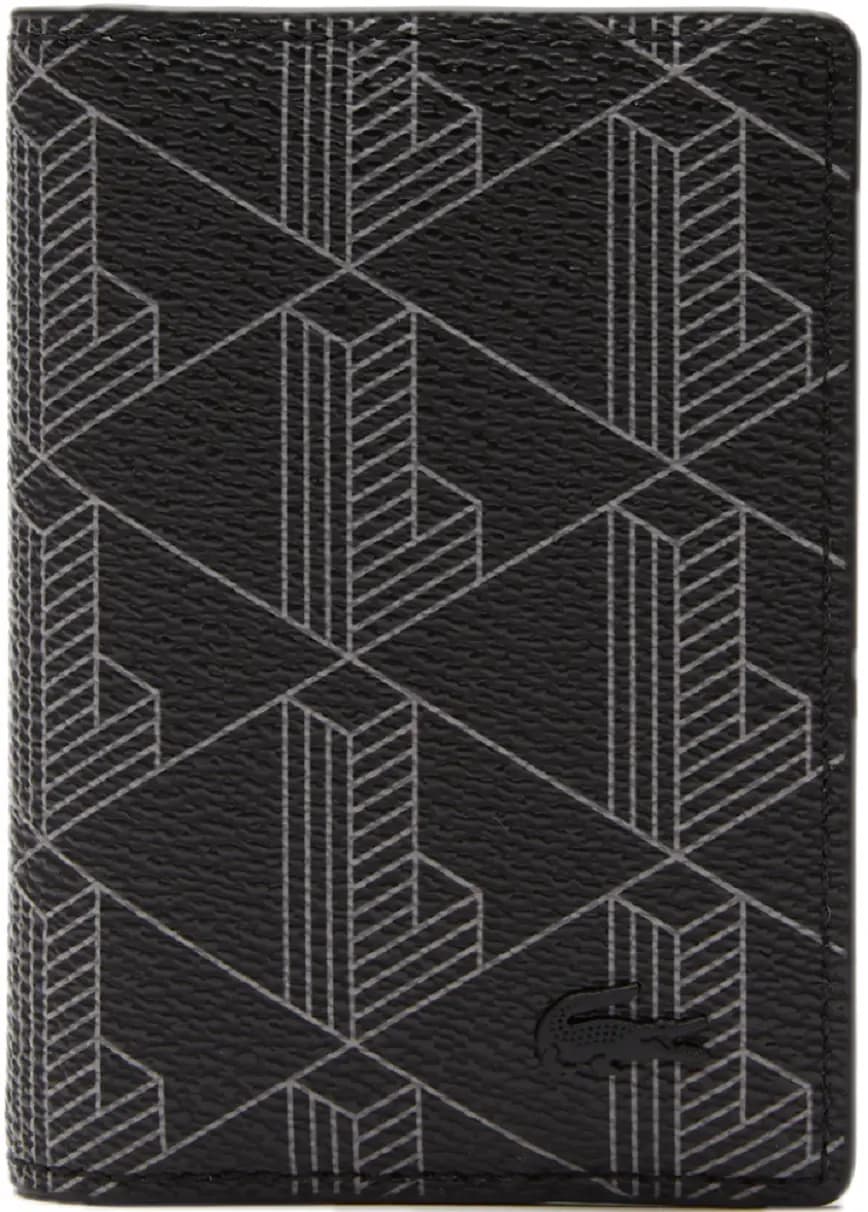 Ví Lacoste The Blend Monogram Card Holder 'Black' NH4134L53G-H45